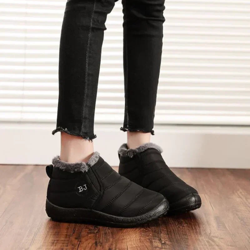 Bottes chaudes orthopédiques imperméables pour femmes