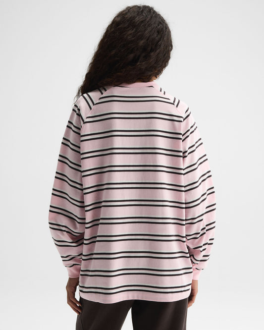 Stripe Long Sleeve T-shirt - Cloud Pink
