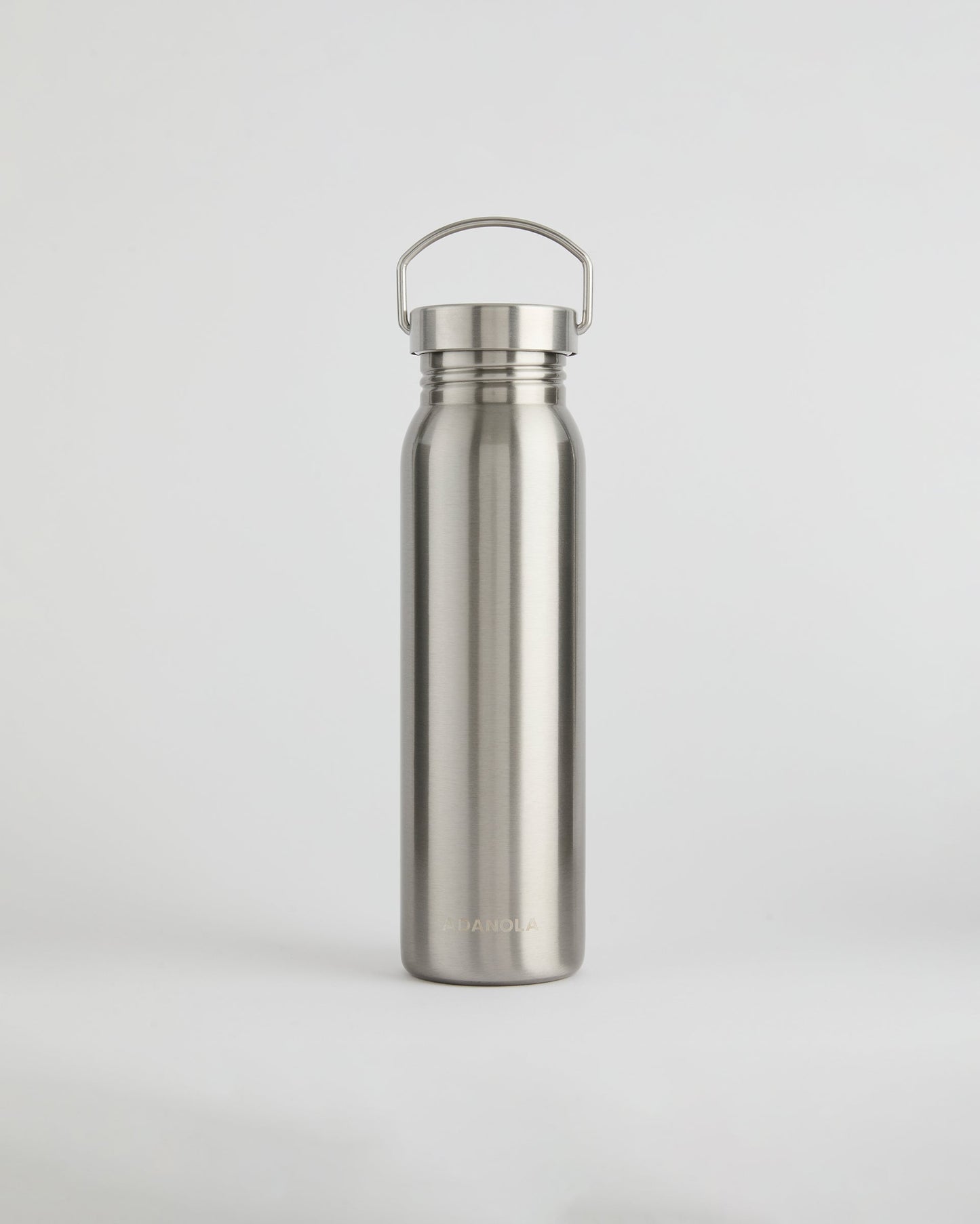 Stainless Steel 750ml Water Bottle - Silver