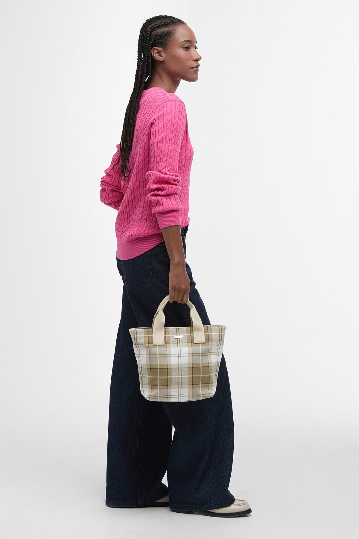 Maisy Tartan Tote Bag - SAFARI DRESS TARTAN
