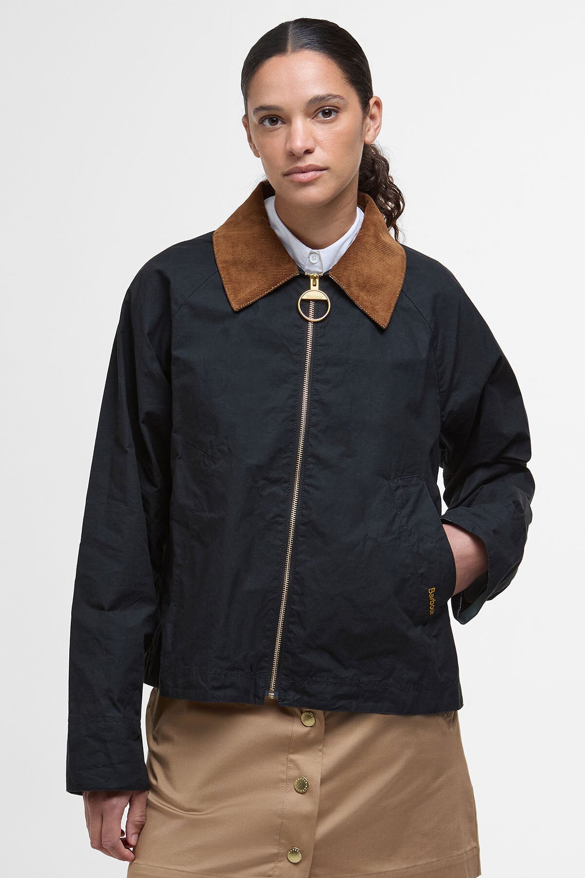 Catlin Showerproof Jacket - BLACK/ANCIENT