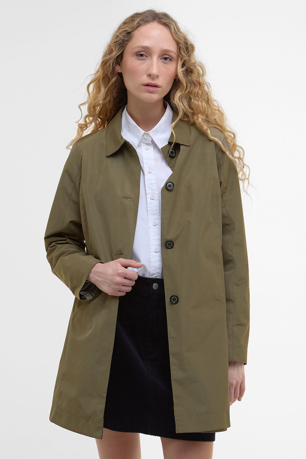 Babbity Reversible Showerproof Jacket - DUSKY GREEN/ANCIENT