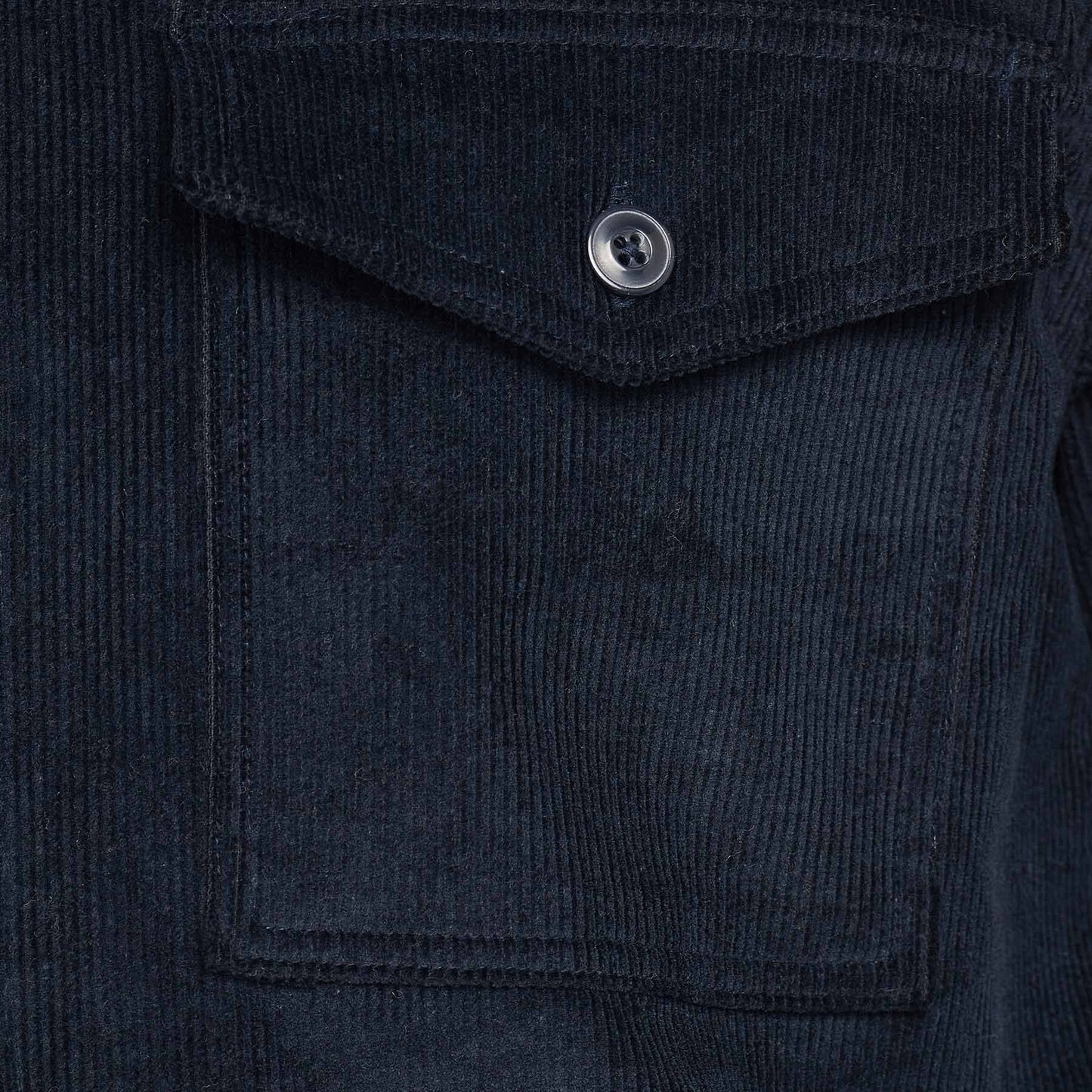 Cord Overshirt - NAVY