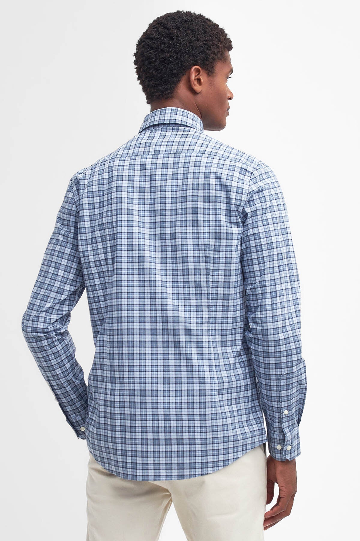 Lomond Tailored Long-Sleeved Shirt - BERWICK BLUE TARTAN