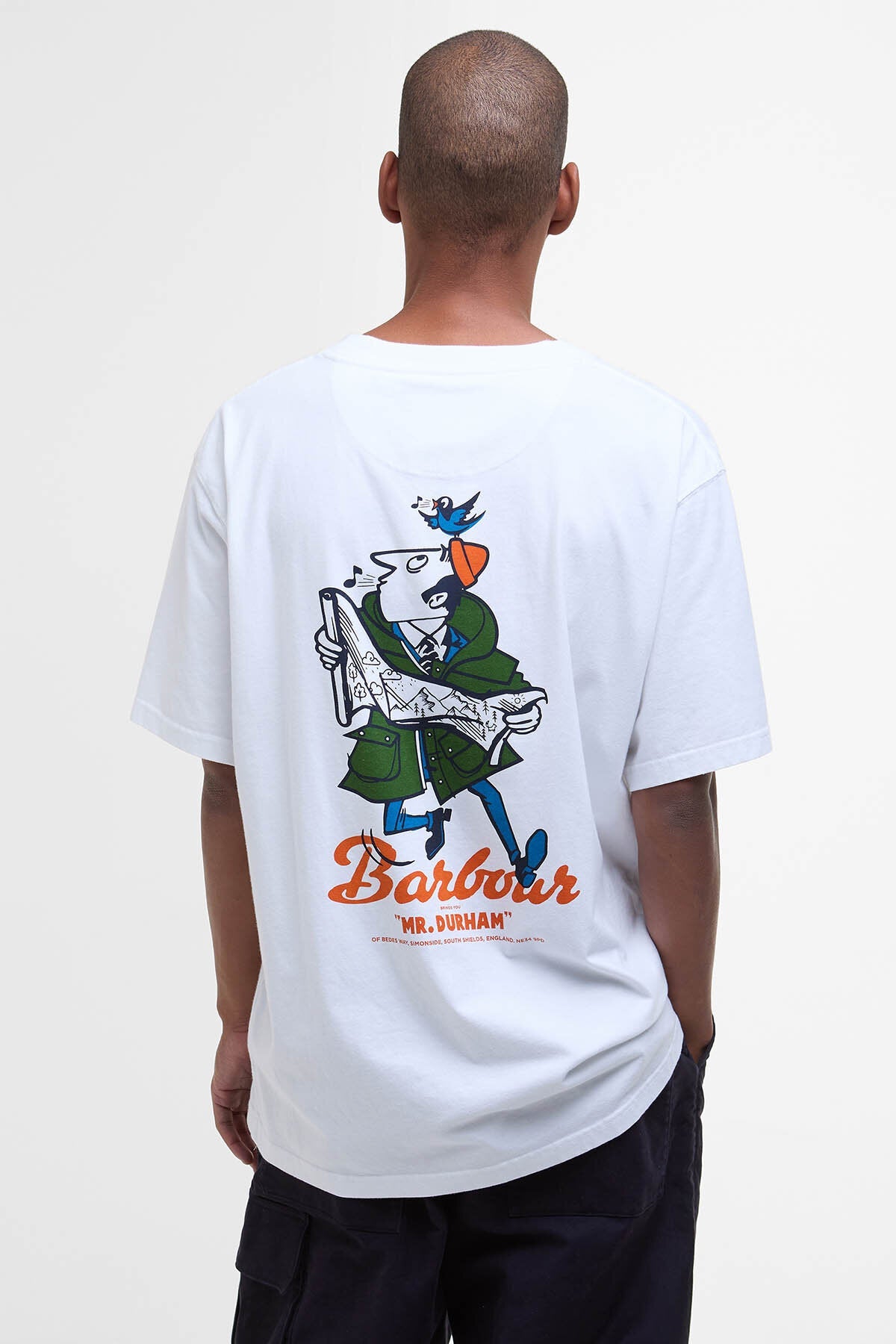 Regence Oversized Graphic T-Shirt - WHITE