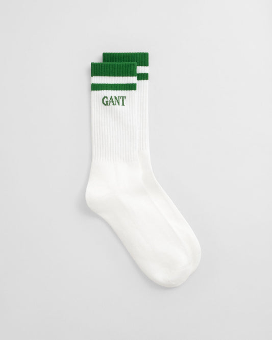 Contrast Striped Sport Socks