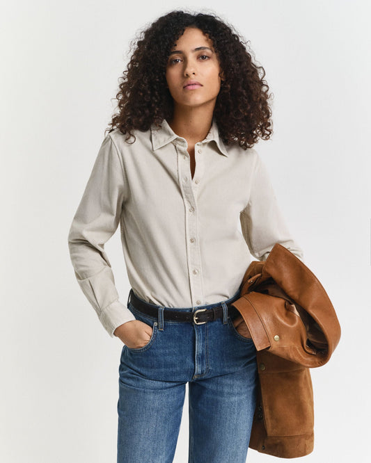 Regular Fit Corduroy Shirt
