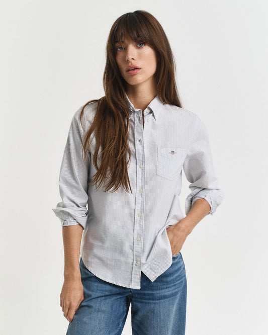 Regular Fit Classic Striped Oxford Shirt