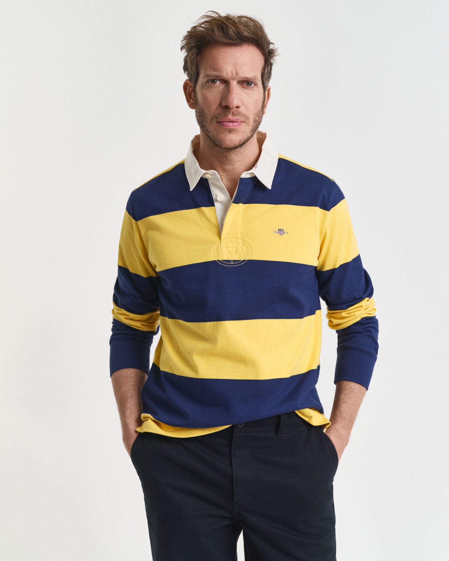 Block Striped Heavy Rugger