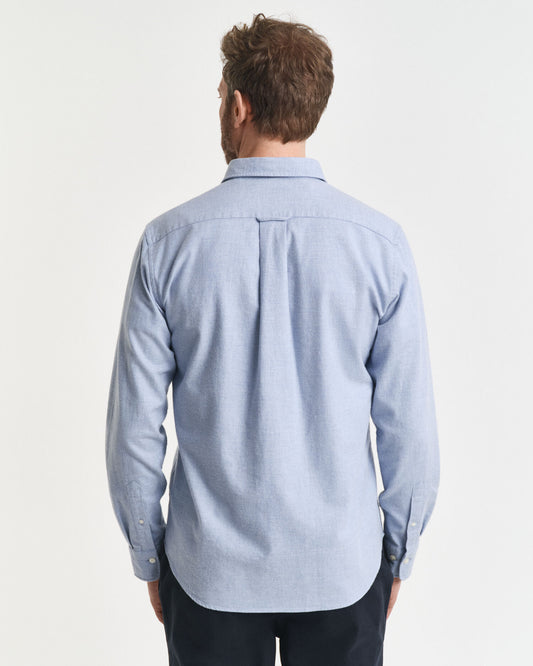 Regular Fit Melange Flannel Shirt