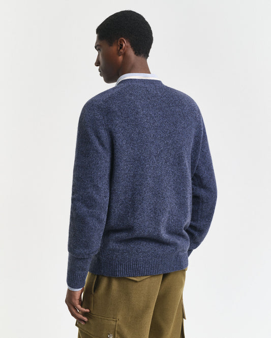 Wool Blend MoulineCardigan